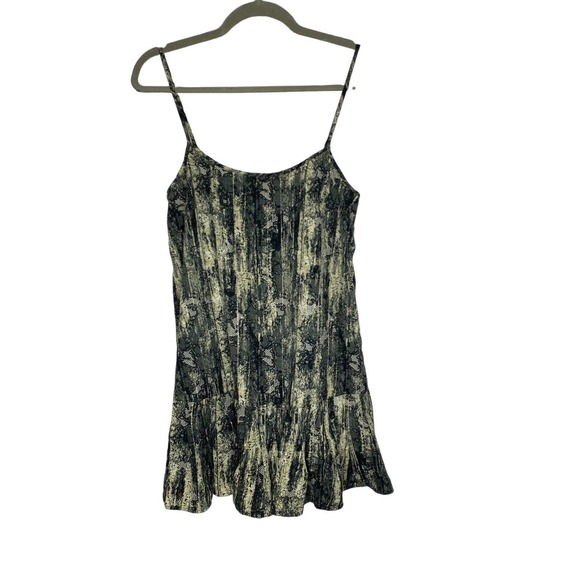 NWT Urban Outfitters Womens Camille Dress Size Small Adjustable Straps Black Tan - Picture 4 of 14